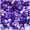 BeadTin Purple Ombre Opaque Mix 9mm Barrel Pony Beads (500pcs)